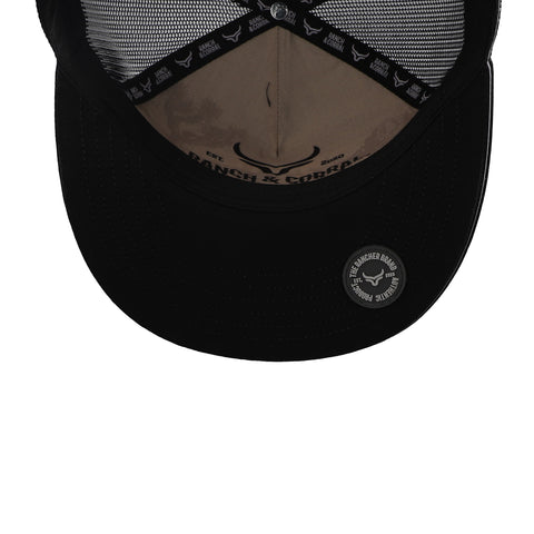 Gorra Ranch Corral Rooster Derby 02 RCR22 Negro Unitalla