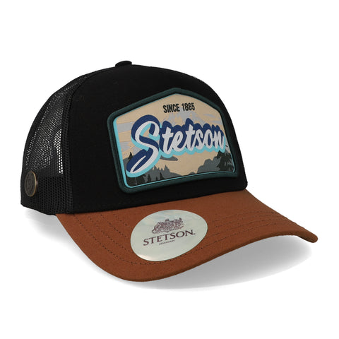 Gorra Ranch Corral Stetson 01 STS01 Negro Café Unitalla