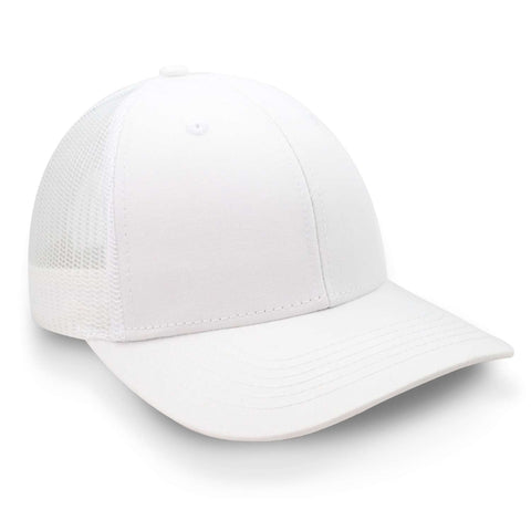 Gorra 2CAP Trucker Clásica 6 Panel Blanca Unitalla