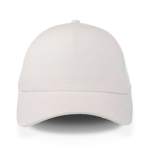 Gorra 2CAP Trucker Clásica 5 Panel Blanca Unitalla