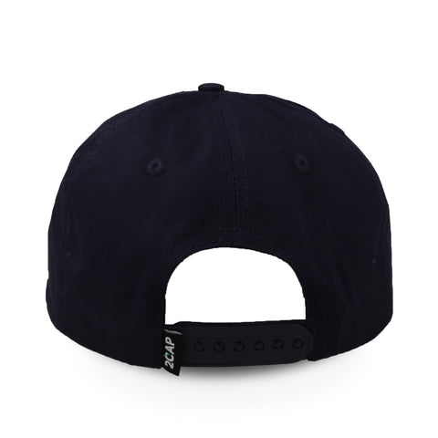 Gorra 2CAP Algodón Copa Baja Marino Unitalla