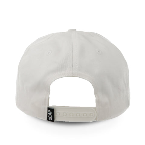 Gorra 2CAP Algodón Copa Baja Blanca Unitalla