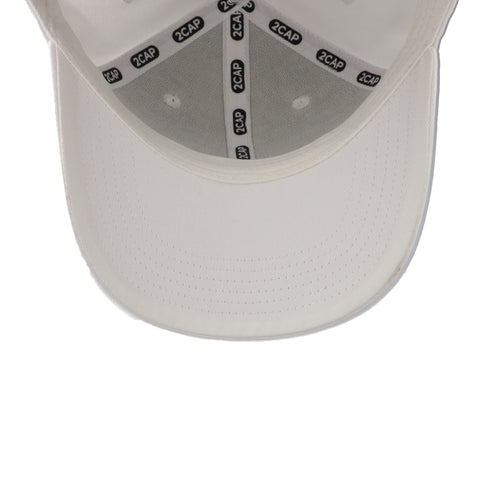 Gorra 2CAP Algodón Copa Baja Blanca Unitalla