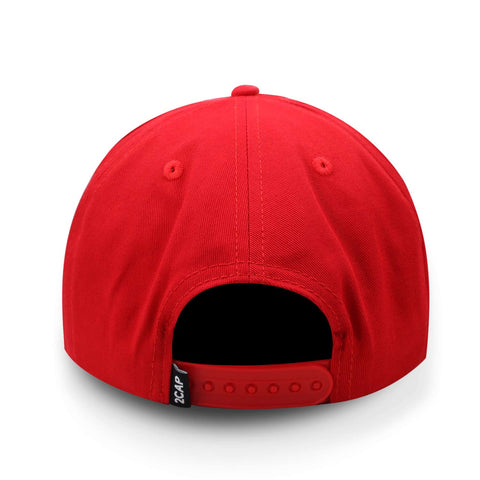 Gorra 2CAP Snapback 5 Panel Roja Unitalla