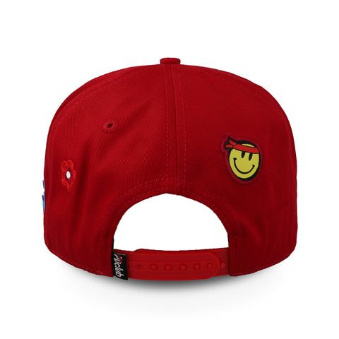 Gorra Problematic Chiquete Good Things Curva Roja Ajustable