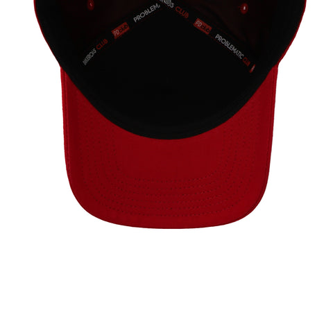 Gorra Problematic Chiquete Good Things Curva Roja Ajustable