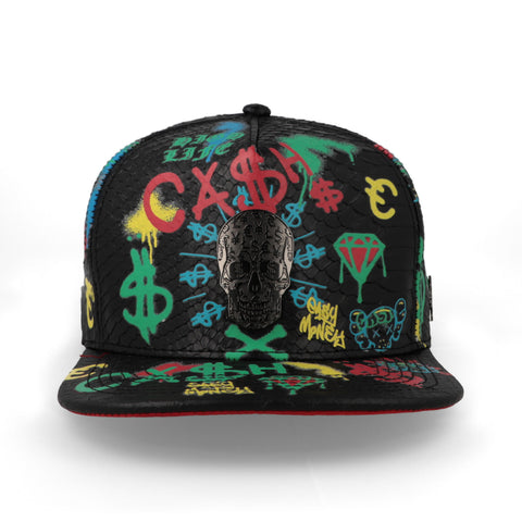 Gorra Cash Only Full Print Skull Skin Multi Unitalla