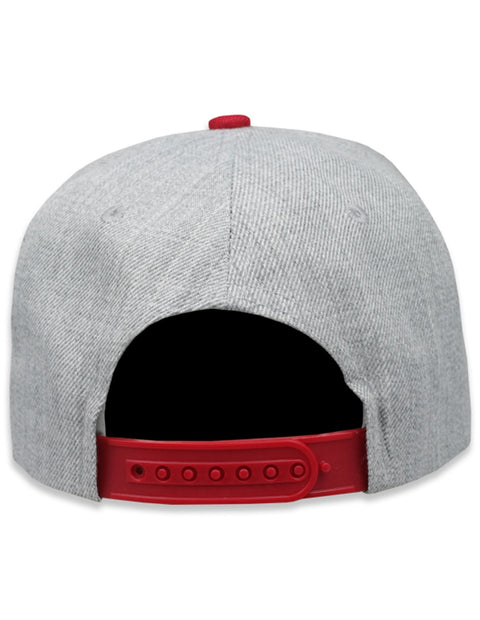 Gorra Sport Caps Snapback Jaspe/Rojo Unitalla