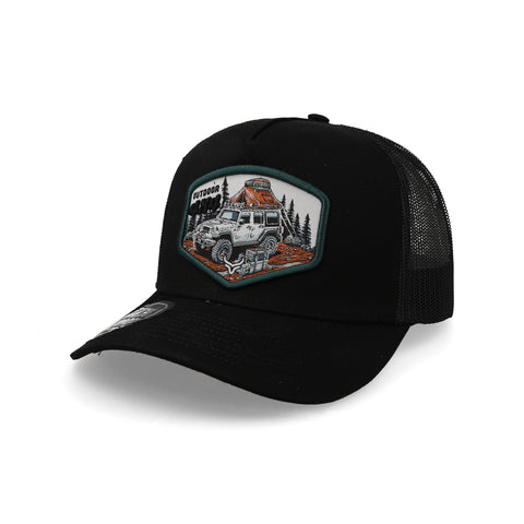 Gorra Ranch & Corral On the Road Negro