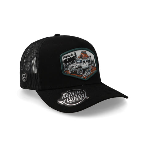 Gorra Ranch & Corral On the Road Negro
