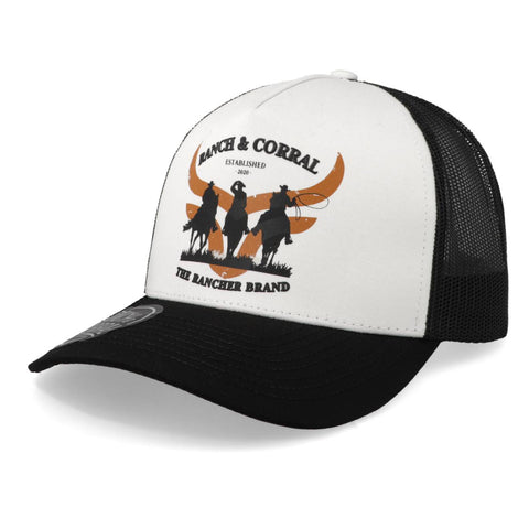 Gorra Ranch & Corral Cowboy RCBY02 Blanco Unitalla