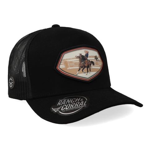 Gorra Ranch & Corral Cuco Raya CR11 Negro