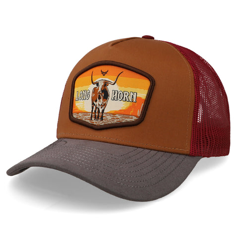 Gorra Ranch & Corral Ganadera Café/Gris