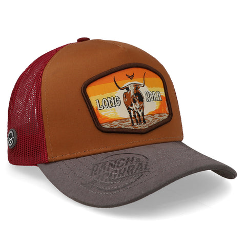 Gorra Ranch & Corral Ganadera Café/Gris