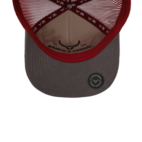 Gorra Ranch & Corral Ganadera Café/Gris