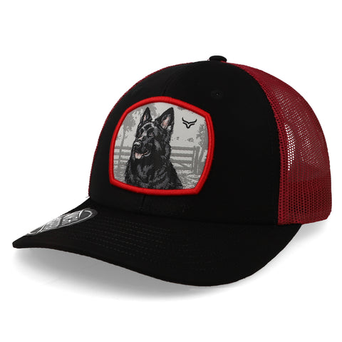 Gorra Ranch & Corral Dog Breeds 1 Negro/Rojo Unitalla