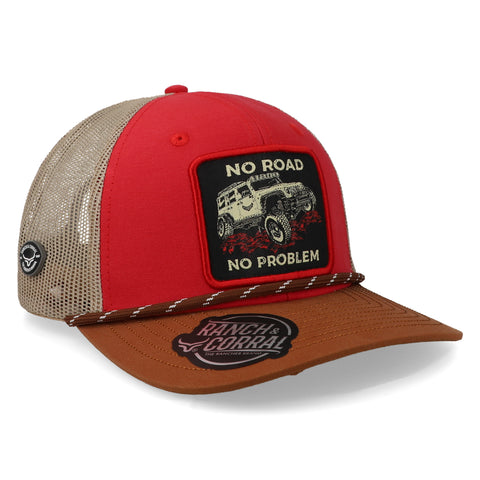 Gorra Ranch & Corral Outdoor Adventure 2 Rojo/Café Unitalla