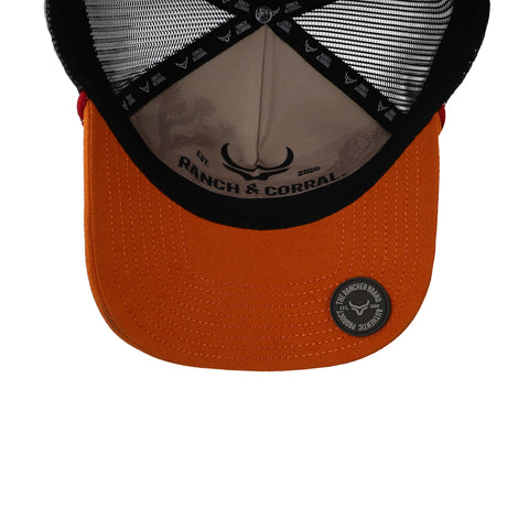 Gorra Ranch & Corral Outdoor Adventure 3 Café/Negro Unitalla