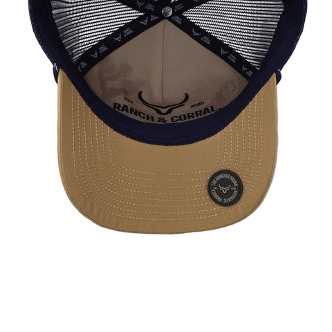Gorra Ranch & Corral Retro 1 Beige/Marino Unitalla