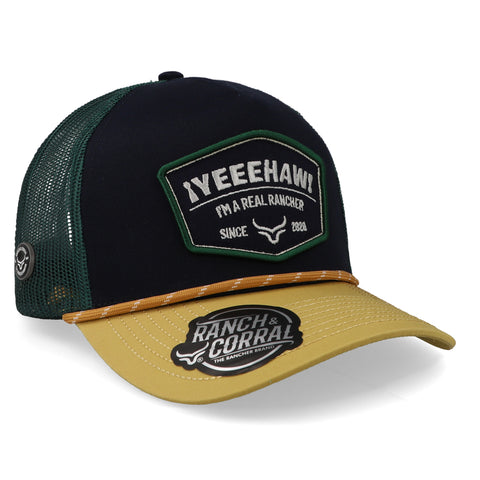 Gorra Ranch & Corral Retro 6 Verde/Trigo Unitalla