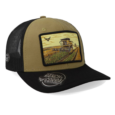Gorra Ranch and Corral Agriculture 2 Gris Negro Unitalla