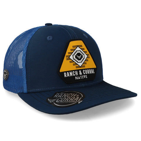 Gorra Ranch and Corral Native 2 Azul Unitalla