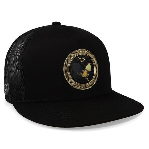 Gorra Ranch & Corral Rooster 2 Negro Ajustable