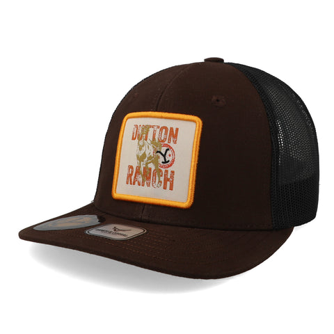 Gorra Ranch & Corral Yellowstone YW25 Café Unitalla