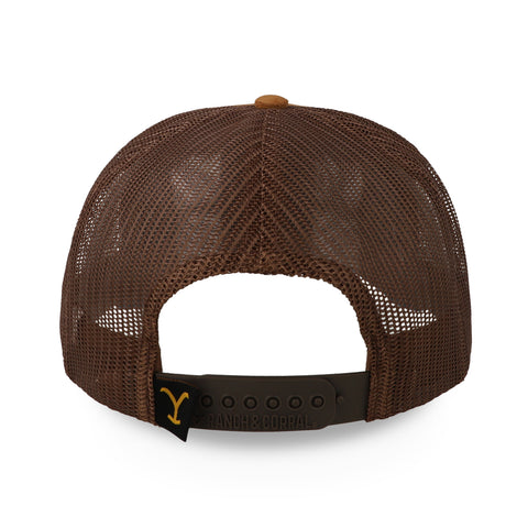 Gorra Yellowstone 36 Café/Azul Ajustable