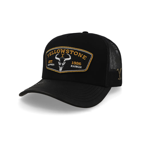Gorra Ranch & Corral Yellowstone 37 Negro Unitalla