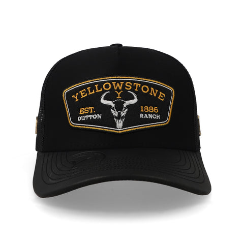 Gorra Ranch & Corral Yellowstone 37 Negro Unitalla