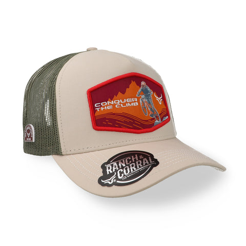 Gorra Ranch & Corral Biker Beige Unitalla