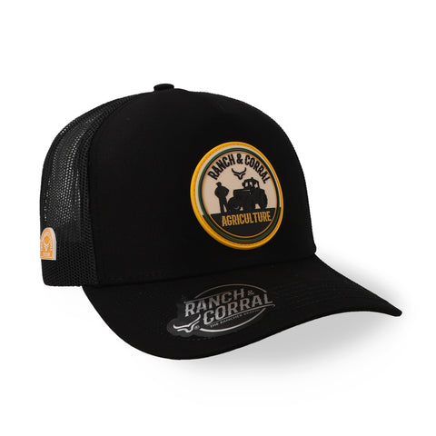 Gorra Ranch & Corral Agricultura Negro Unitalla