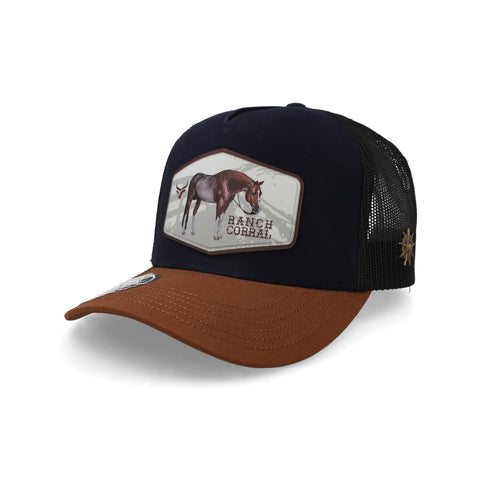 Gorra Ranch & Corral Equus 62 Café Unitalla