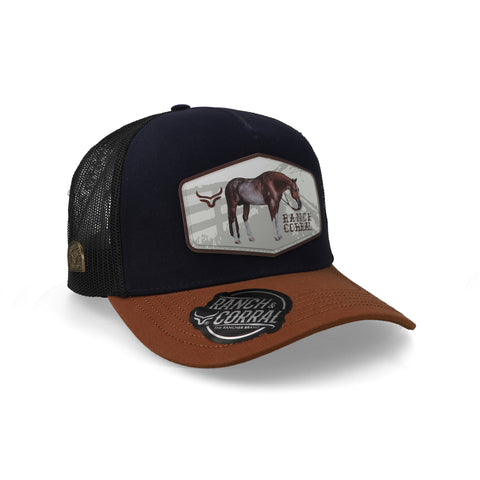 Gorra Ranch & Corral Equus 62 Café Unitalla