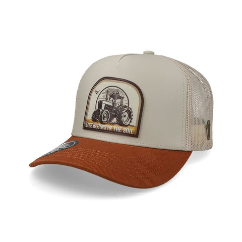 Gorra Ranch & Corral Agriculture 9 Beige Unitalla