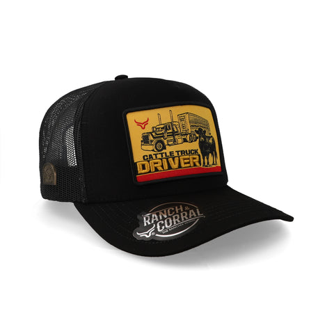 Gorra Ranch & Corral Trucker 8 Negra Unitalla