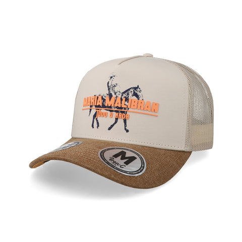 Gorra Ranch & Corral Maria Malibran 37 Blanca Unitalla