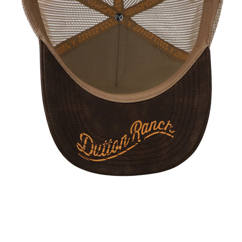 Gorra Ranch & Corral Yellowstone Trucker 40 Beige Unitalla