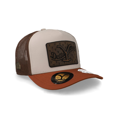 Gorra Ranch & Corral Yellowstone 43 Beige Unitalla