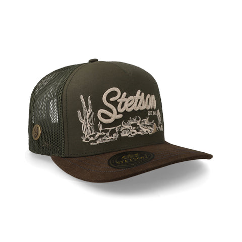 Gorra Ranch & Corral Stetson Desert Verde Unitalla
