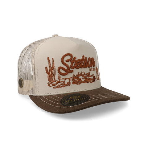 Gorra Ranch & Corral Stetson Desert 58 Blanca Unitalla