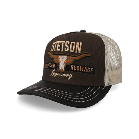 Gorra Ranch & Corral Stetson Long Horn 61 Café Unitalla