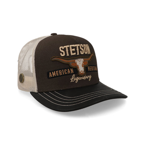 Gorra Ranch & Corral Stetson Long Horn 61 Café Unitalla