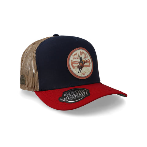 Gorra Ranch & Corral Rodeo 096 Azul Unitalla