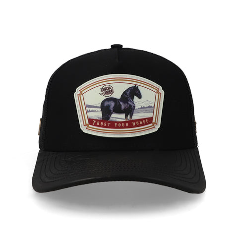 Gorra Ranch & Corral Equus 65 Negro Unitalla