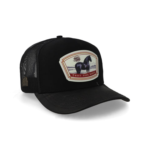 Gorra Ranch & Corral Equus 65 Negro Unitalla