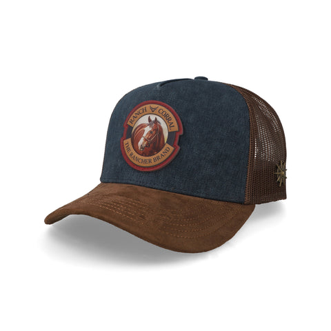Gorra Ranch & Corral Equus 68 Café Unitalla