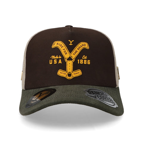 Gorra Ranch & Corral Yellowstone 45 Negra Unitalla