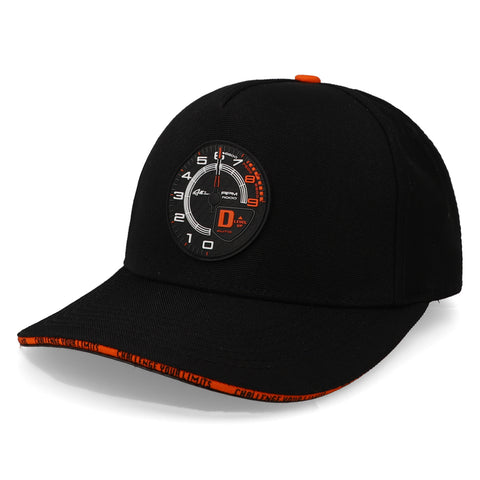 Gorra All In Horsepower Cerrada Negro Naranja Unitalla